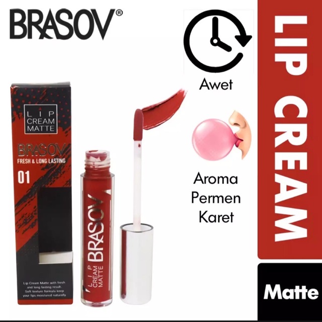 Brasov Lip Cream Matte 6gr