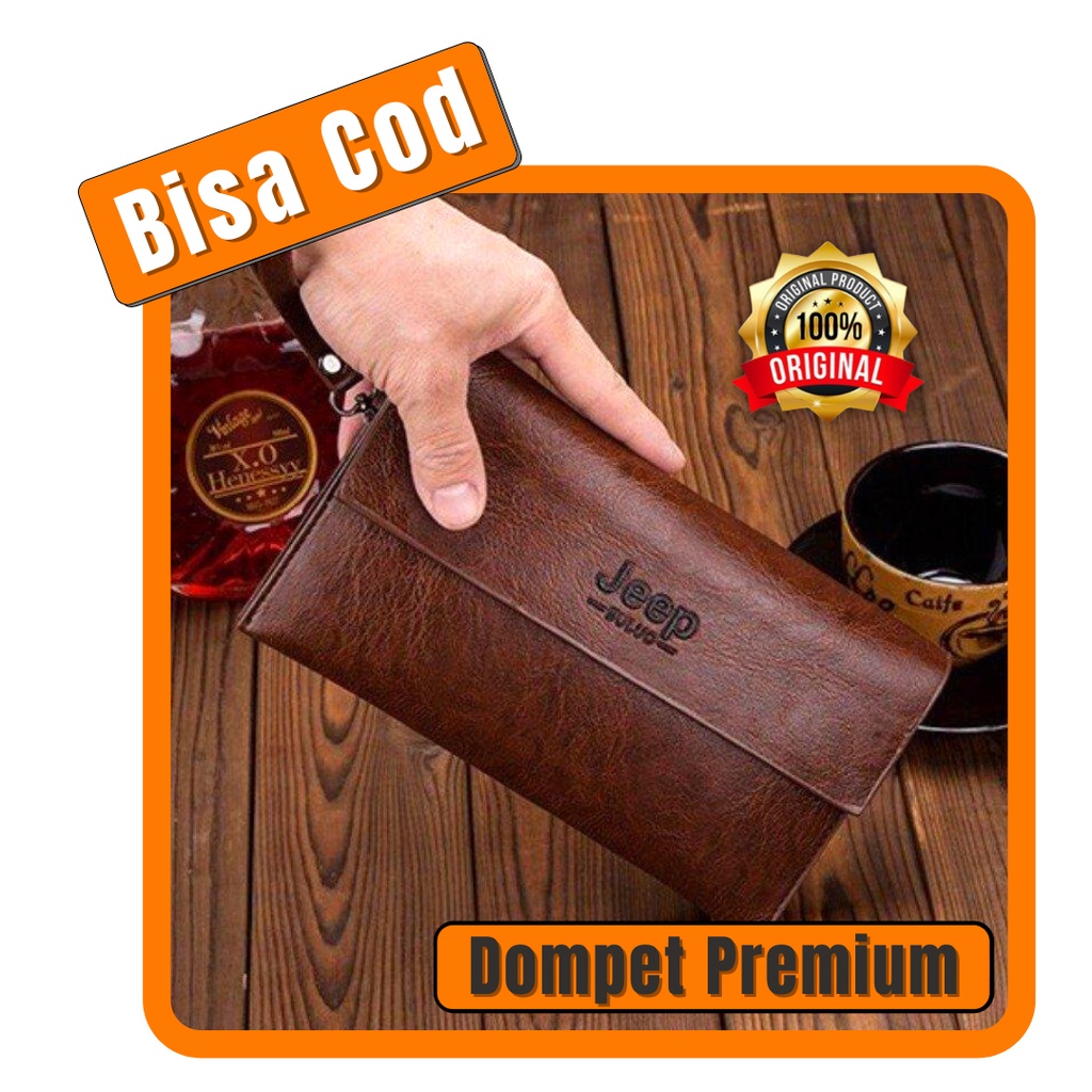 Dompet Pria Wanita Ori Kulit Panjang Impor Import Peria Asli Original Bermerek Branded Unisex Pajang