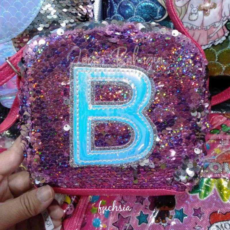 SELEMPANG MINI SEQUIN WANITA ANAK PEREMPUAN