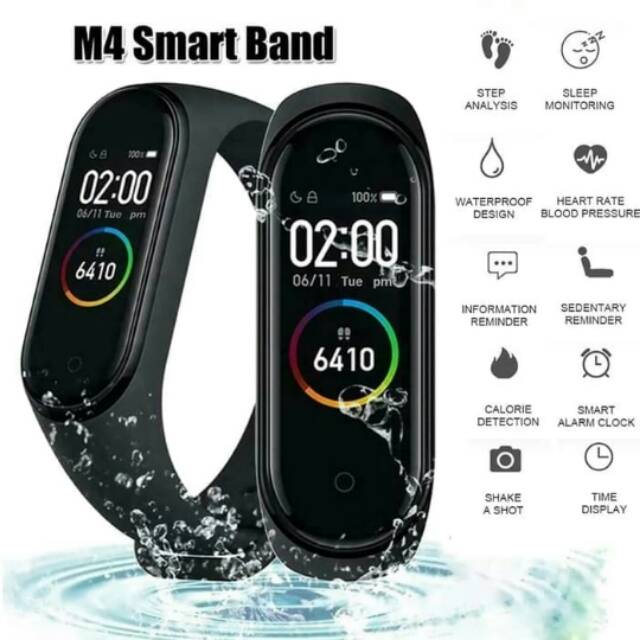Smart bracelet m4 TFT color smart