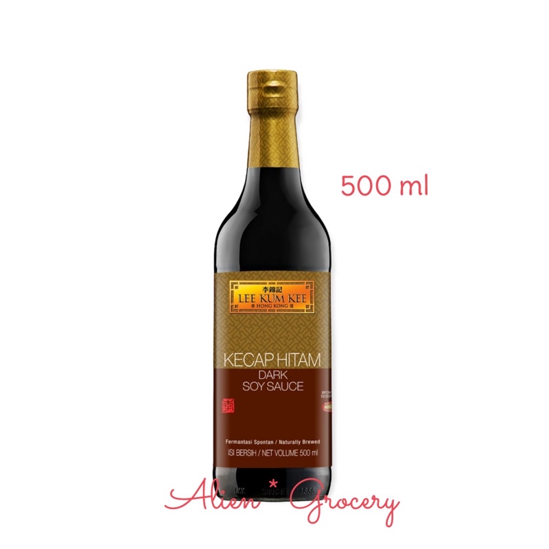 LEE KUM KEE Dark Soy Sauce Kecap Asin Hitam 500ml