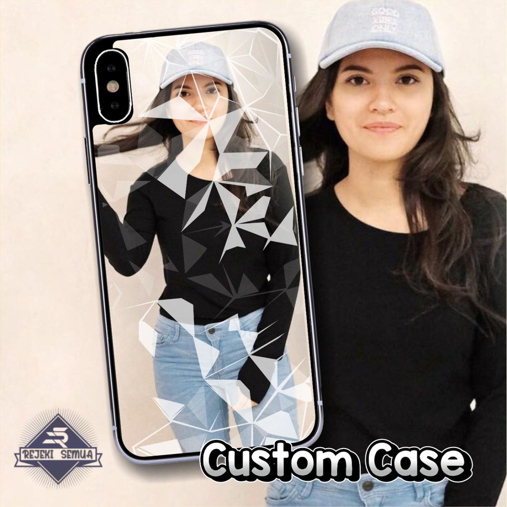 SOFTCASE DIAMOND REQUEST FOTO OPPO VIVO XIAOMI REALME SAMSUNG IPHONE