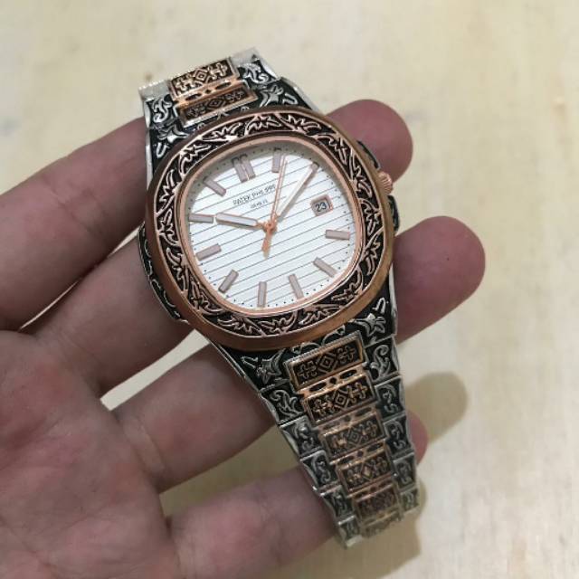 Jam Tangan Fashion Pria atau Wanita Patek Phillepe Model Batik