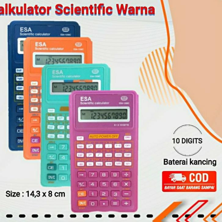 

Promo - Kalkulator Scientific Warna Tahan Lama Sin Cos Calculator