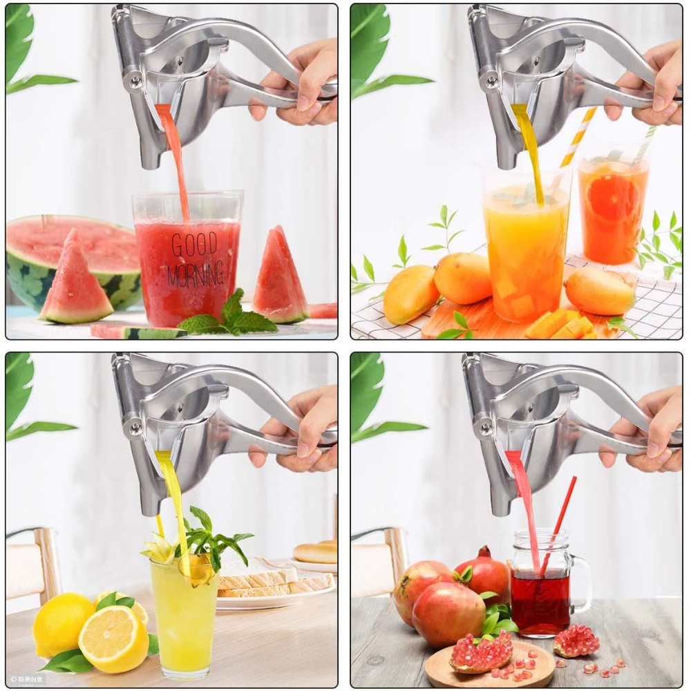 Manual Hand Pressure Juicer Juice Squeezer Cane Juice Kitchen Tool Aluminum Alloy