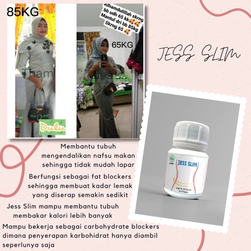 JESS SLIM (jamu susut) pelangsing