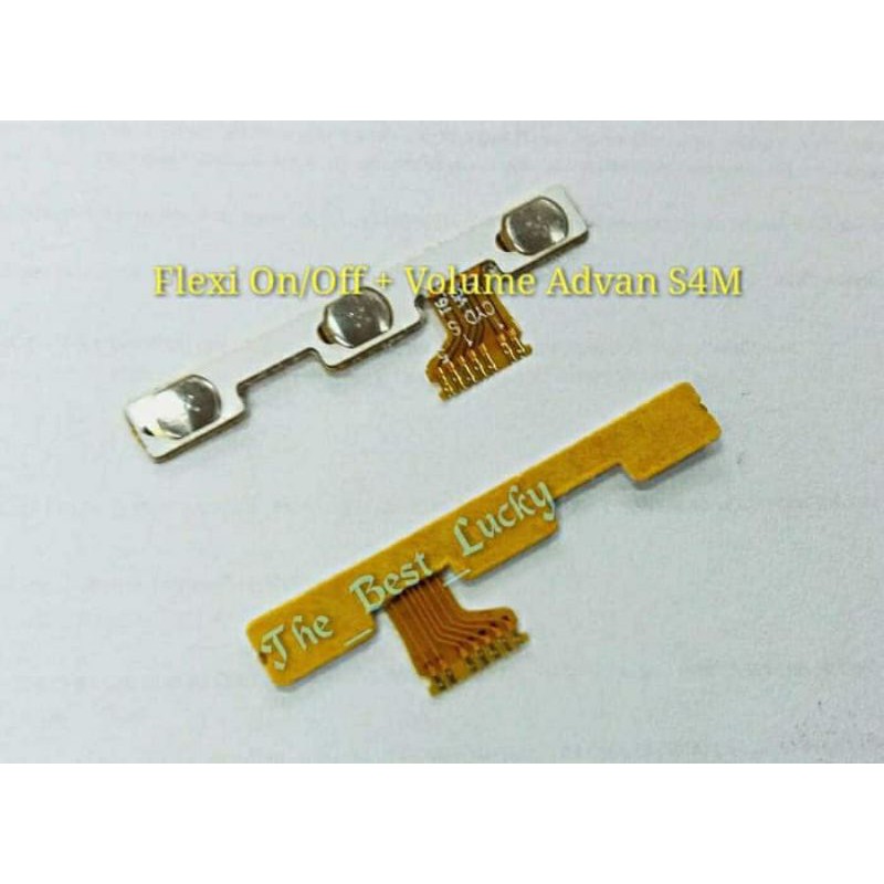 Fleksibel Flexible On Off volume Advan S4M / S4K 7 Pin Original