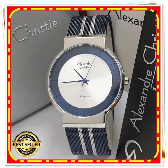 ALEXANDRE CHRISTIE AC 8523 PRIA SILVER BLUE ORIGINAL
