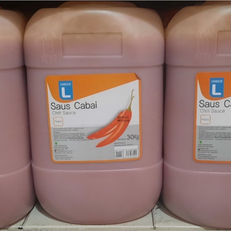 

Saus cabai choice L chili sauce 30 kg