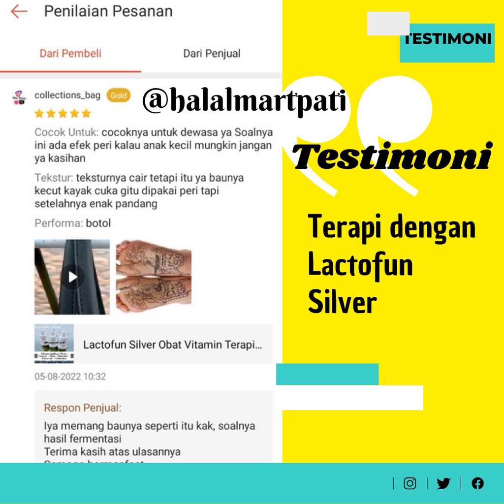 Lactofun Silver Obat Vitamin Terapi Tetes Mata Minus Plus Silinder Katarak Mata Merah Bengkak Herbal