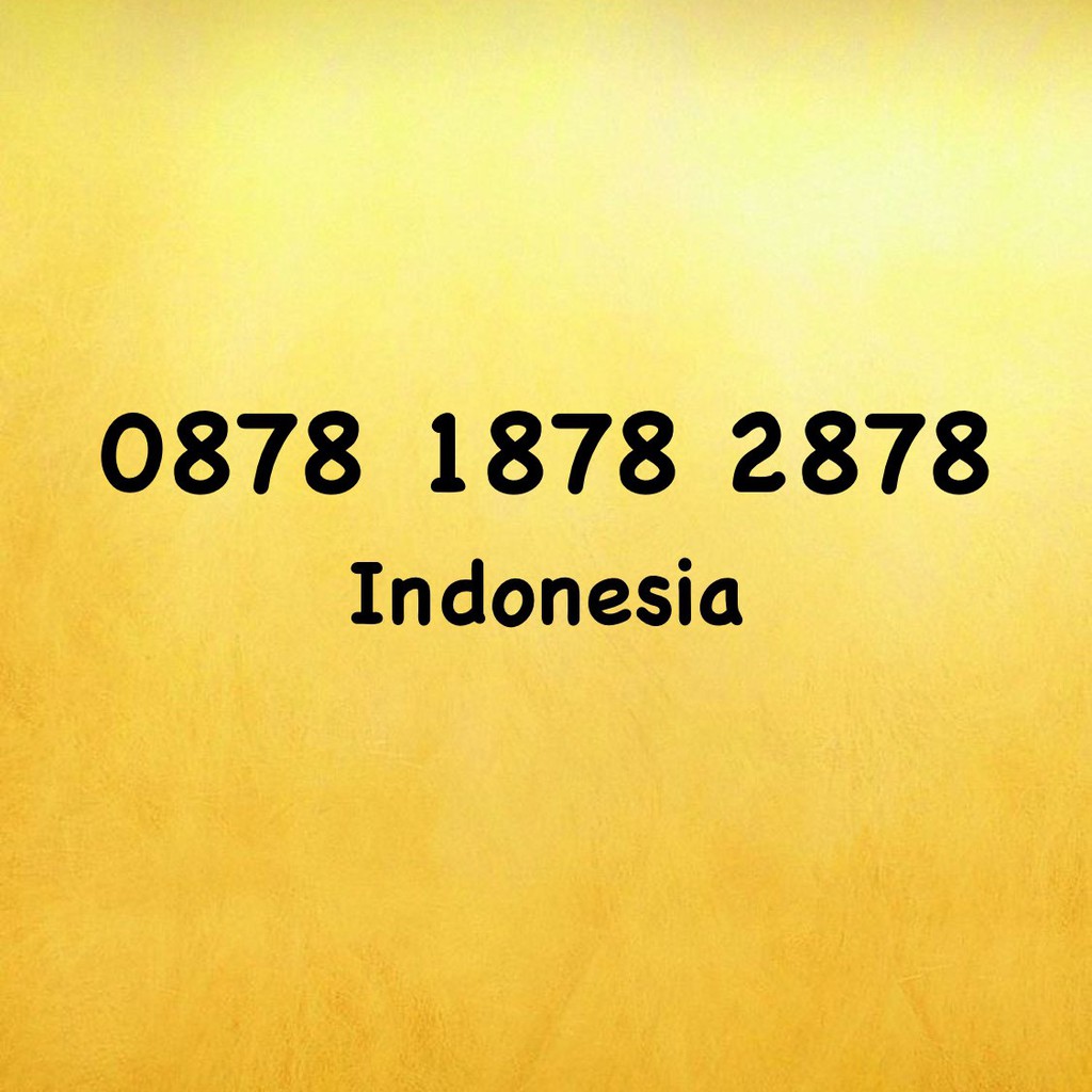 Nomor Cantik XL Bebas Urut Escalator - 78 - 28 - 18 - 0878 1878 2878