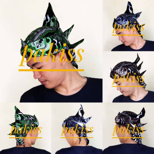 Varian Ikat Merak Ngibing-Iket Merak Ngibing-Blangkon Merak Ngibing-udeng Bagus Merak Ngibing