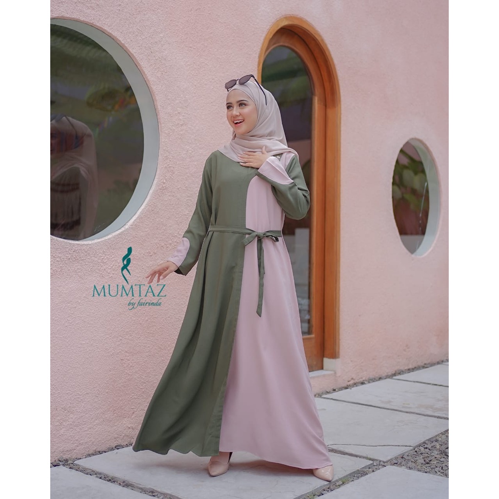 Gamis YUKI KANAYA original mumtaz brand salur  jahitan rapi branded baju muslim muslimah fashion ootd fashionable murah ecer grosir bukan alu karissa