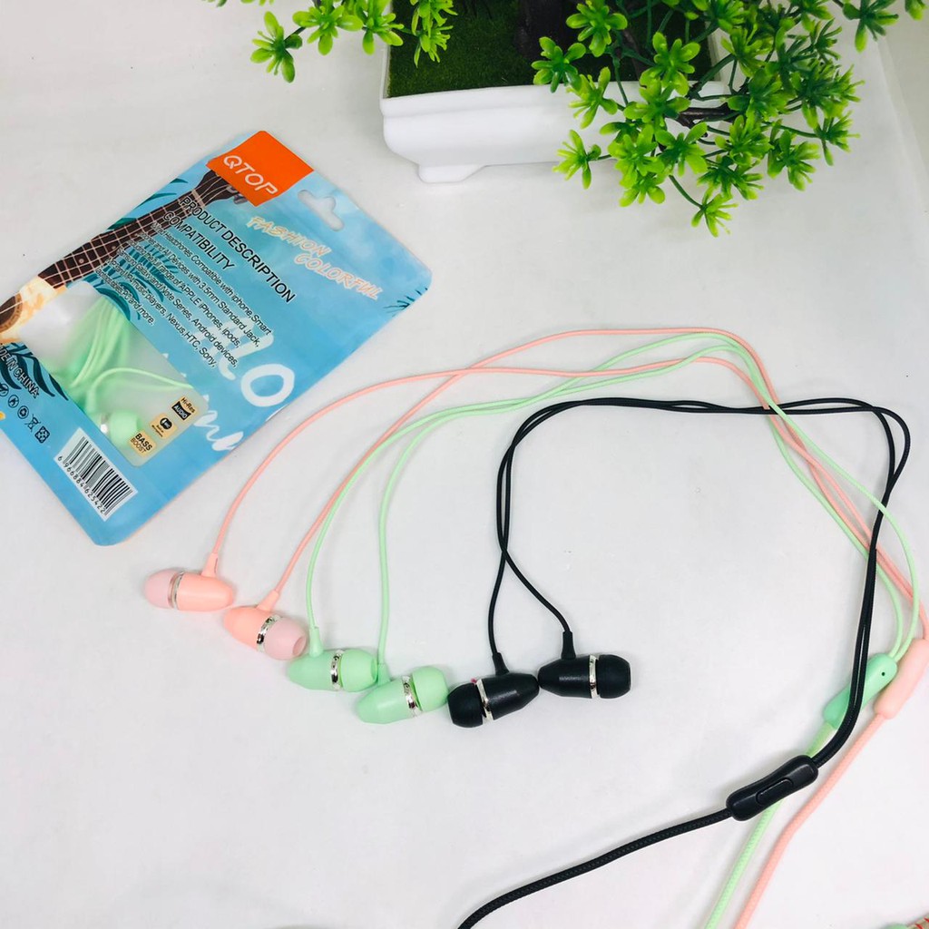 Headset XIAOMI Macaron Color HIFI IN Ear EARPHONE Suara Musik dengan mic Q-TOP HANDSFREE SAMSUNG