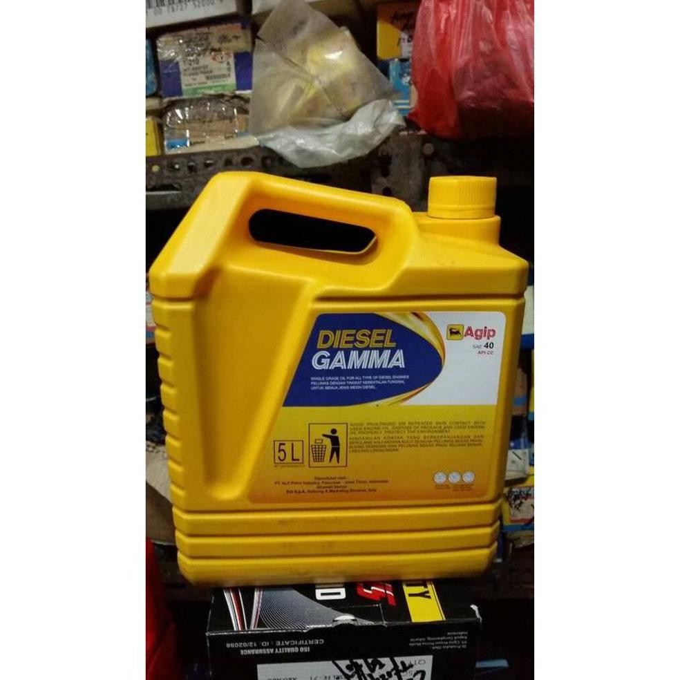 Promo Promo Jual Rugi Agip Diesel Gamma Sae 40 Pelumas Oli Mesin Mobil Diesel 5 Liter Lisensi