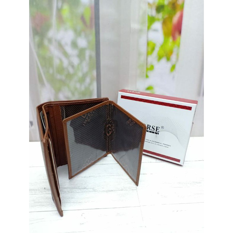 DOMPET KULIT ASLI IMPERIAL HORSE MODEL LIPAT BUKU