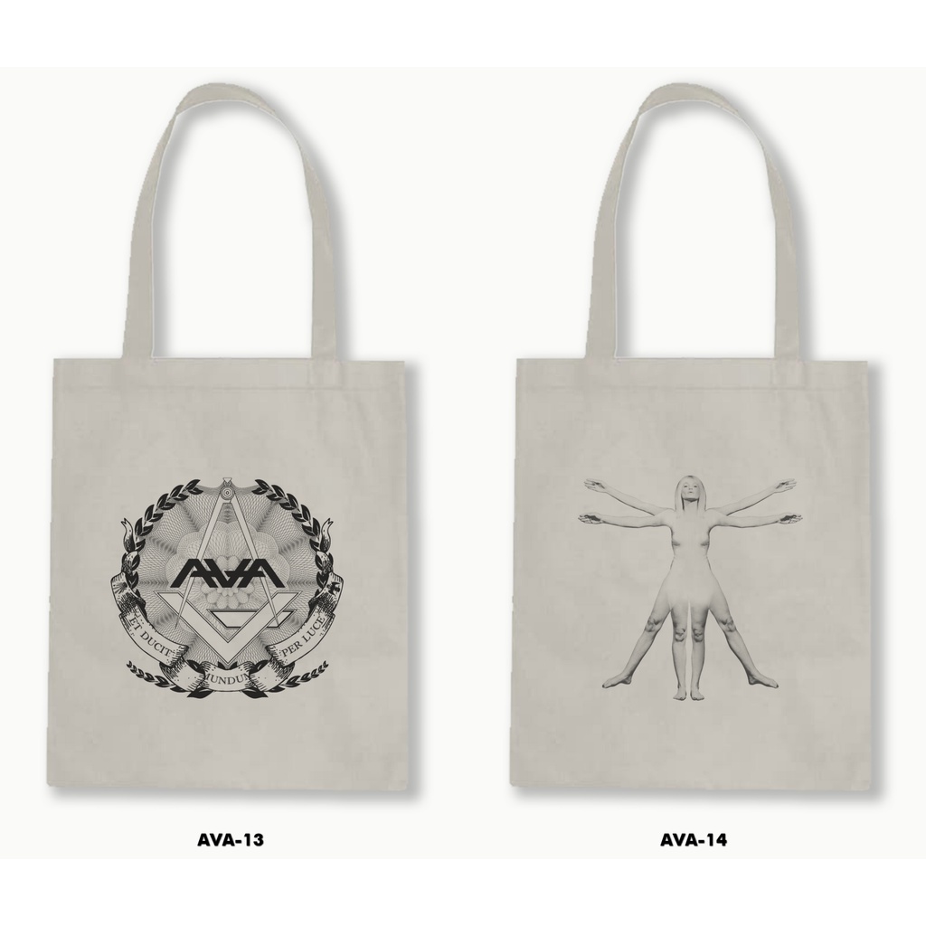 TOTE BAG BLACU - ANGELS AND AIRWAVES 01