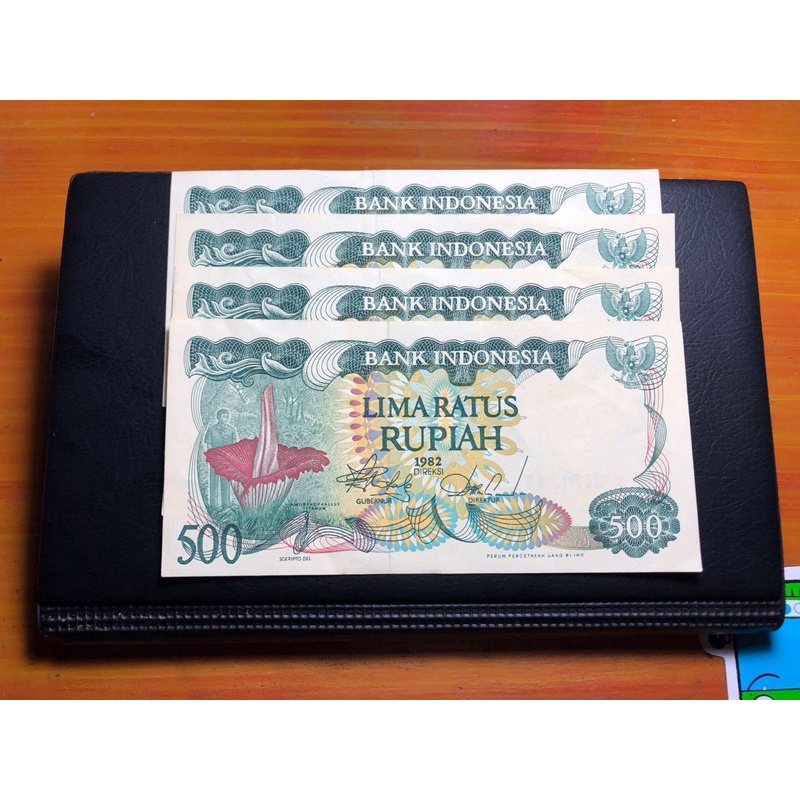 Uang Kuno 500 Rupiah Bunga Bangkai Gress