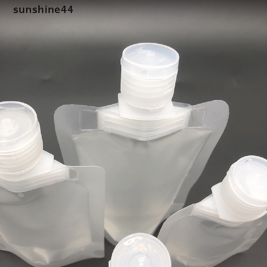 Sunshine Kantong Plastik 30 / 50 / 100ml Untuk Lotion / Shampoo / Makeup Cair Saat Travel