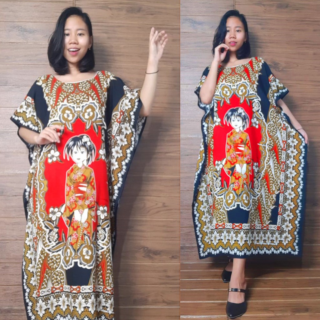SB Colletion Terusan Ripa Daster Lowo Kalong Batik Wanita