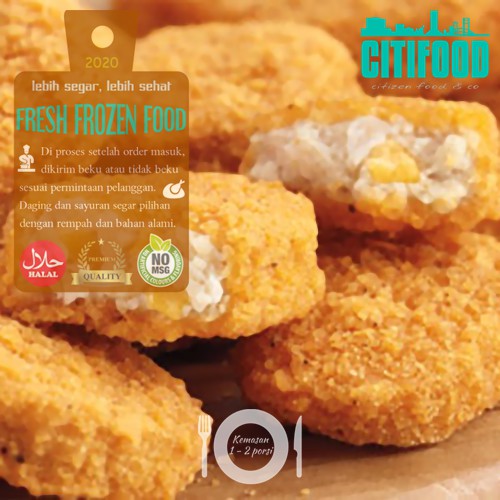 

Chicken Cheese Nugget | Naget Keju | Frozen