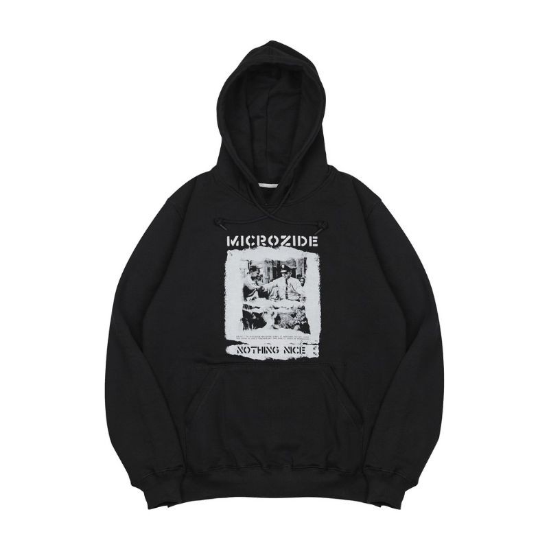 Nice - Black - Microzide Pullover Hoodie - Unisex