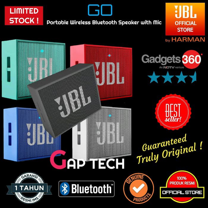 JBL GO Portable Bluetooth Speaker Original