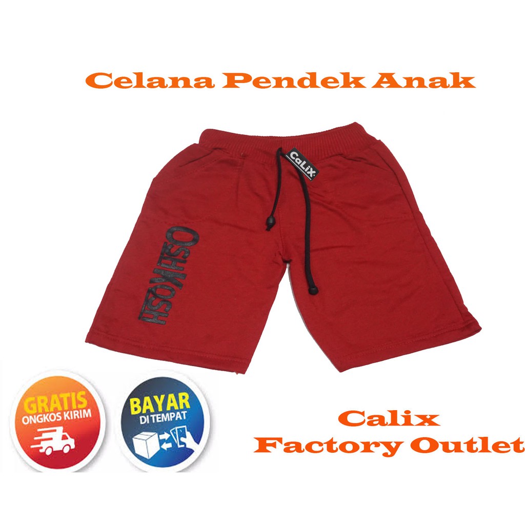 Celana Pendek Anak Bahan Fleece Celana Sport