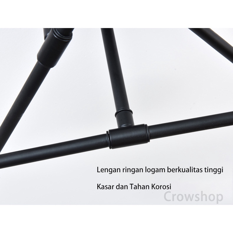 Lampu Gantung 6/8 Led E27 Industrial Bahan Besi Untuk Plafon Ruang Tamu Modern minimalist chandelier  (Bohlam tidak termasuk)