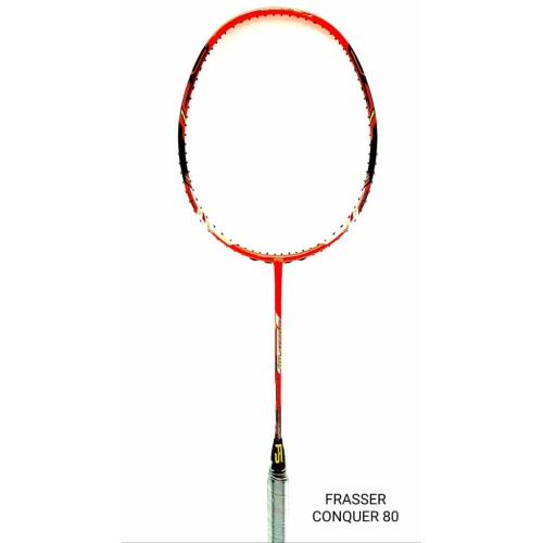 Raket Badminton Bulutangkis Frasser Conquer 80 T Joint Bonus Tas