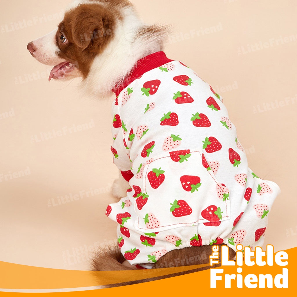 Baju Tidur Piyama Pajamas Kucing Anjing Model Jumpsuit Kartun Lucu