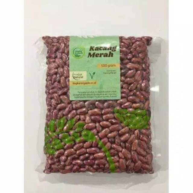 

Kacang Merah Mentah Lingkar Organik 500Gr