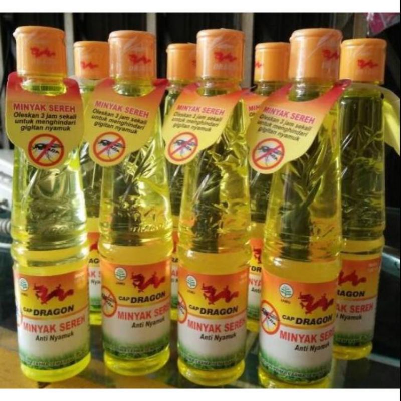 ORIGINAL MINYAK SEREH / MINYAK ANTI GIGITAN NYAMUK CAP DRAGON MURAH 100 ML