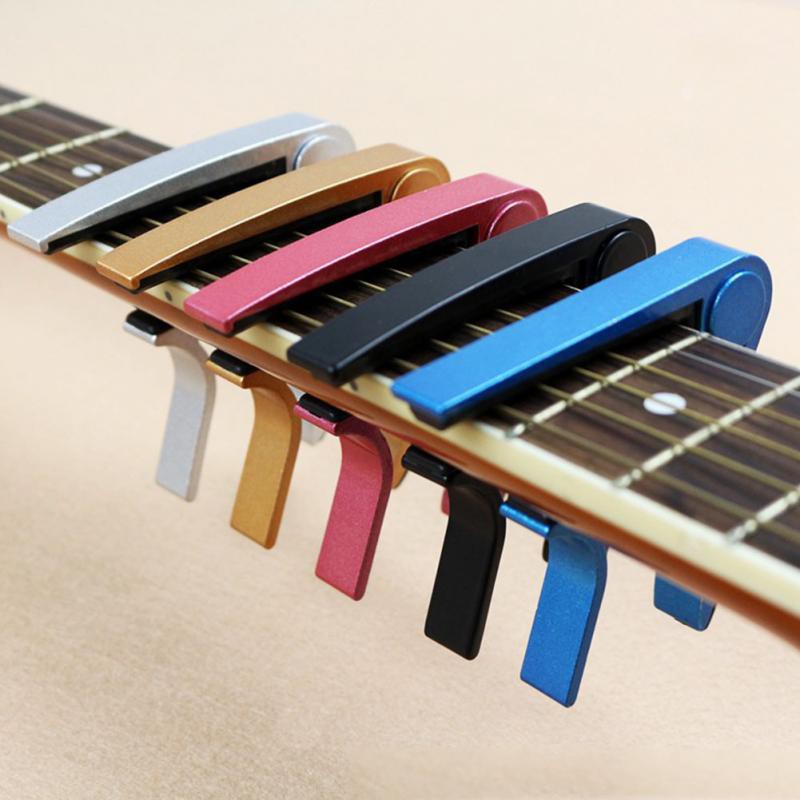 Capo Gitar jepit Aluminium Alloy / Guitar Quick Change Capo / Color