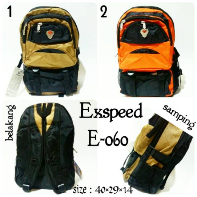 Tas ransel backpack Exspees E-060 tas punggung sekolah terbaru dan termurah