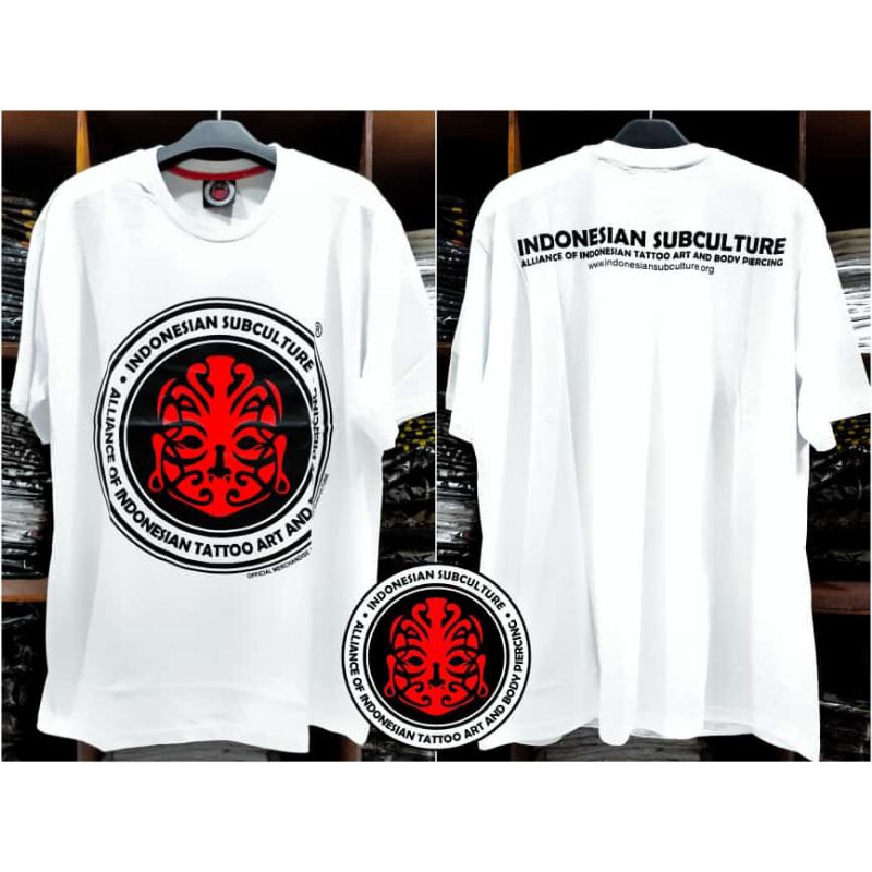 Tshirt Indonesian Subculture Original-Putih