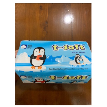 [MH] Tisu Tissue Kering T Soft 250 Sheet Serat Alami