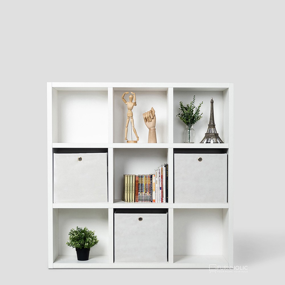 iFURNHOLIC Edwin Bookcase 3x3 Rak Buku Susun 