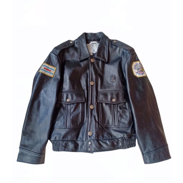 avirex A-2 chicago leather flight jacket