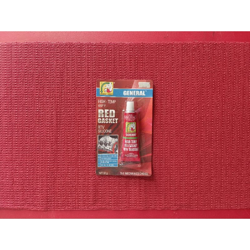 

Lem red gasket merah kecil merk GENERAL 32gr
