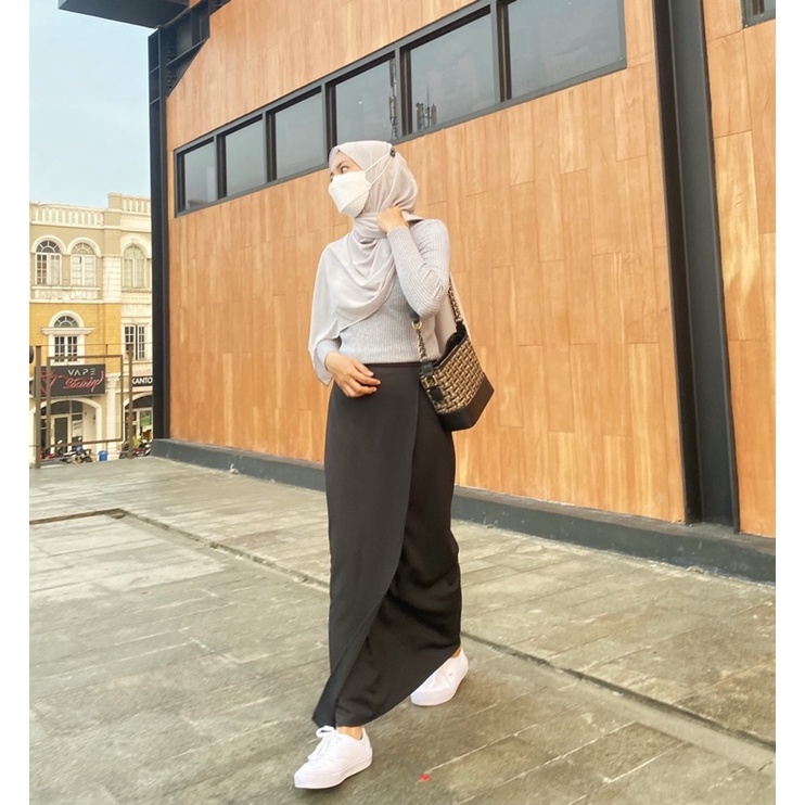 SALE 6:6‼️(BISA COD) LADY SKIRT (ROK LAYER)/ ROK MODEL SEMI SPAN-1