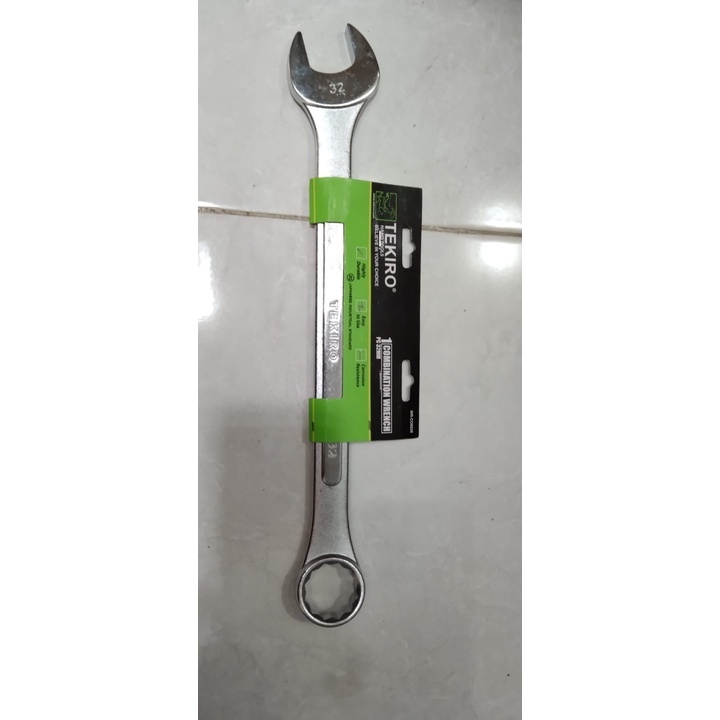 TEKIRO Kunci ring pas uk 32 mm Kunci kombinasi 32mm Combination wrench