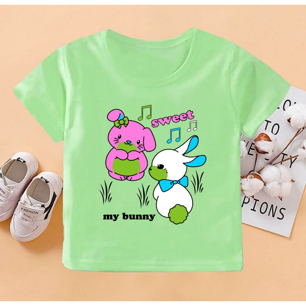 mukzhop / KAOS ANAK GIRL MOTIF MY BUNNY / TERLARIS