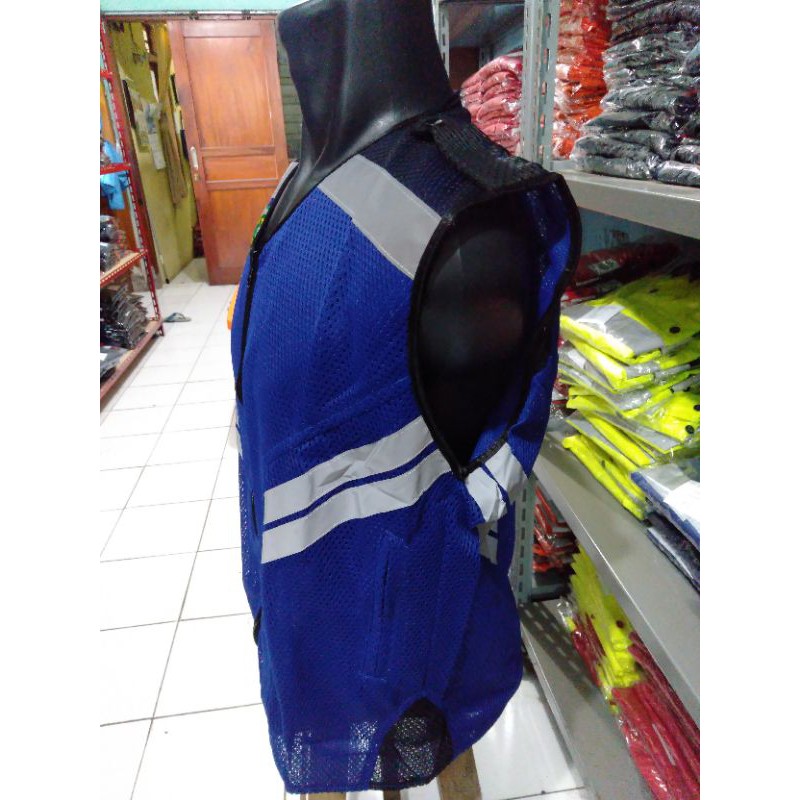 ROMPI SAFETY JARING ALLSIZE BIRU BERLOGO SAYA PILIH SELAMAT