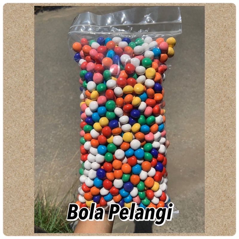 

Bola - Bola Cokelat & Pelangi 500gr