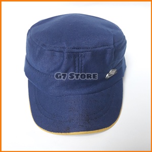 Topi Anak Laki Laki Perempuan bagus 1 2 3 Tahun Murah Lucu Model Komando Bahan Kaos Halus Keren-navy