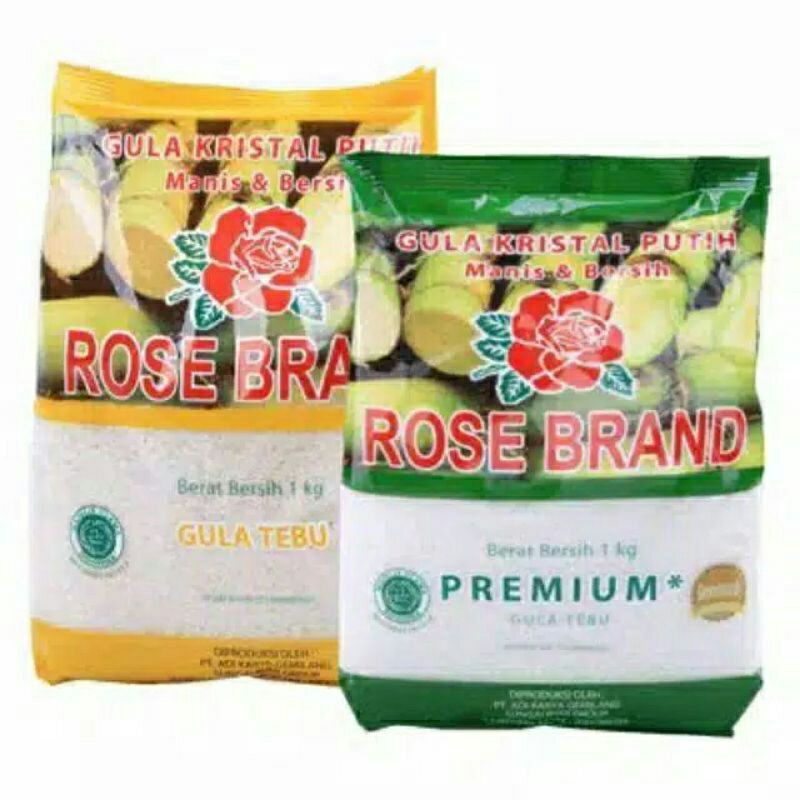 

Gula Pasir Kristal Tebu Rose Brand 1Kg