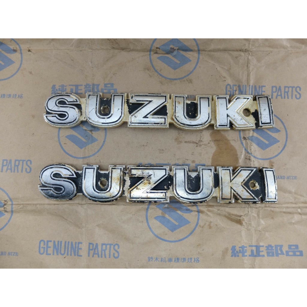 Jual Emblem Tangki Suzuki A Suzuki Trs Bekas Original Sepasang