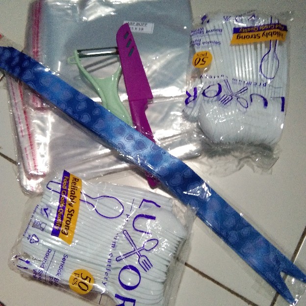 Pisau Buah 20cm Stainless Steel Termurah Tajam Stainless Steel Pemotong Kupas Makanan Dapur Warna