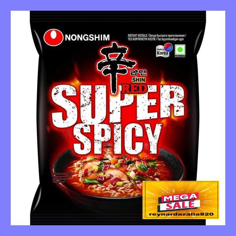 

Ry5Gils Nongshim Shin Ramyun Red Super Spicy Pedas Ramen Korea Ramyeon Flseyr